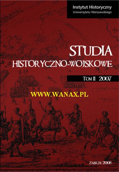 Okładka Studia Historyczno-Wojskowe, t. 2